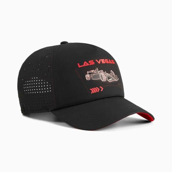 Sombrero Trucker F1® Vegas: ¡PUMA y la emoción de Las Vegas en tu cabeza! Edición limitada.